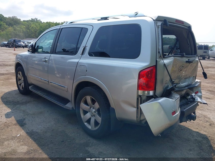 Vin: 5n1ba0ncxbn620574, lot: 46208779, nissan armada sl 20113