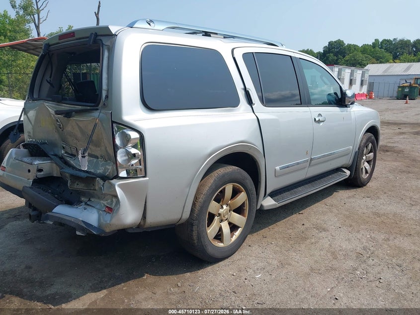 Vin: 5n1ba0ncxbn620574, lot: 46208779, nissan armada sl 20114