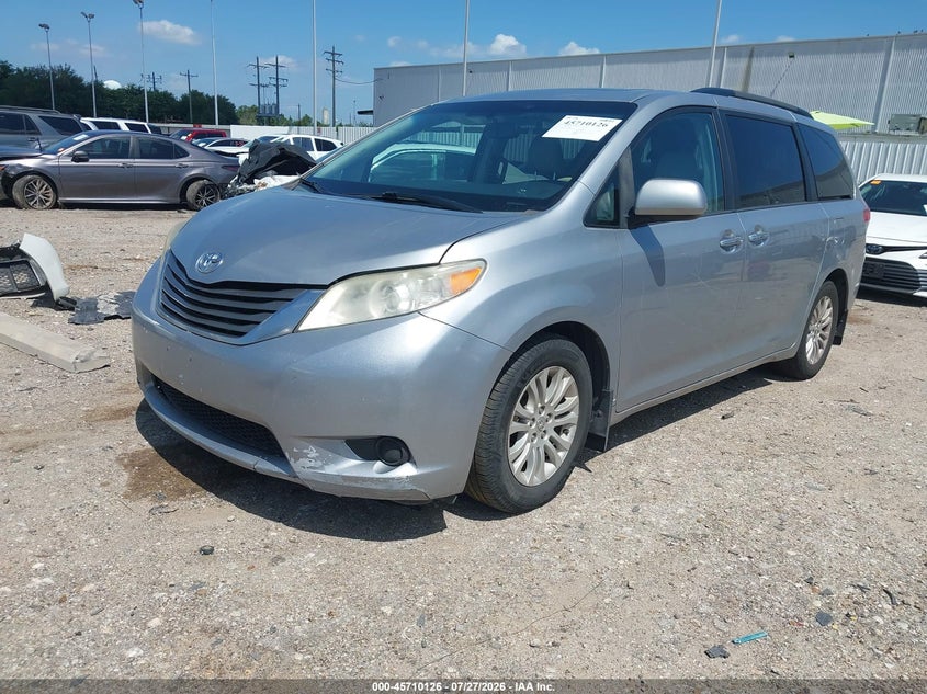 Vin: 5tdyk3dc6es473800, lot: 46208782, toyota sienna xle v6 8 passenger 20142