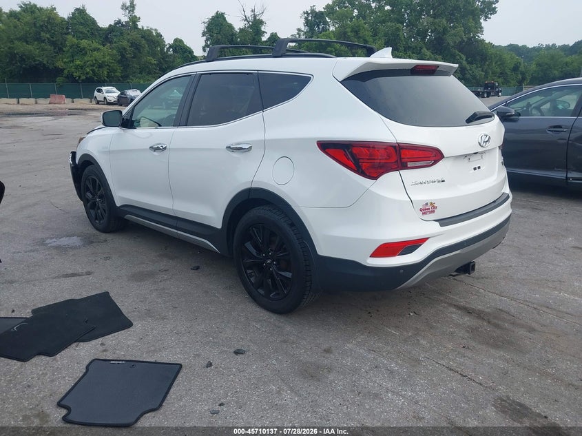 Vin: 5xyzwdla3jg529682, lot: 46208793, hyundai santa fe sport 2.0t ultimate 20183