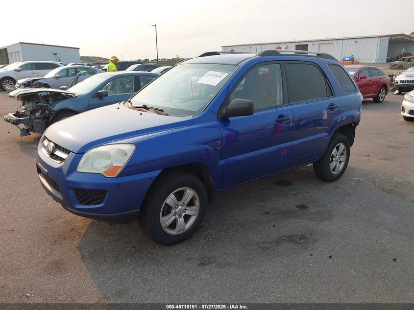 Vin: kndkg3a45a7706638, lot: 46208848, kia sportage lx 20102