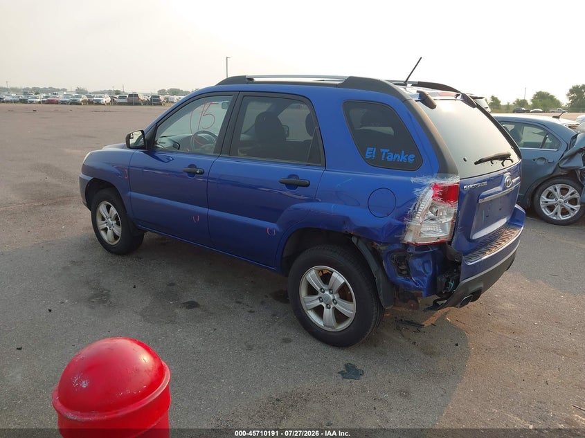 Vin: kndkg3a45a7706638, lot: 46208848, kia sportage lx 20103