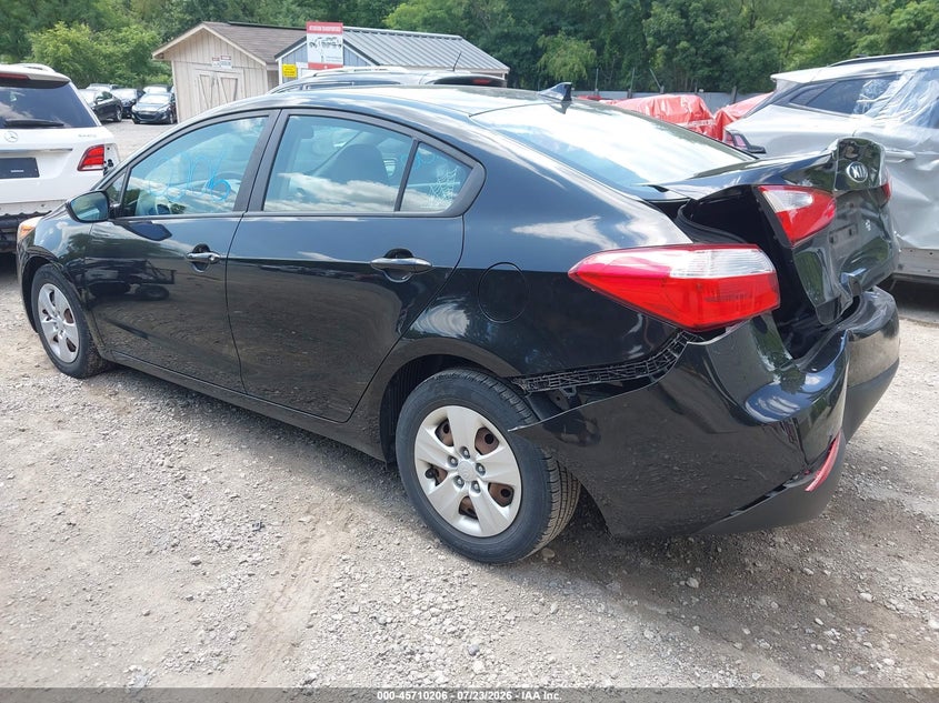 Vin: knafk4a66g5527999, lot: 46208862, kia forte lx 20163