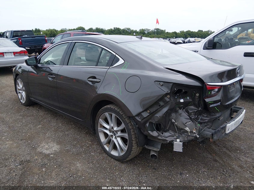 Vin: jm1gl1v51h1112618, lot: 46208878, mazda mazda6 touring 20173