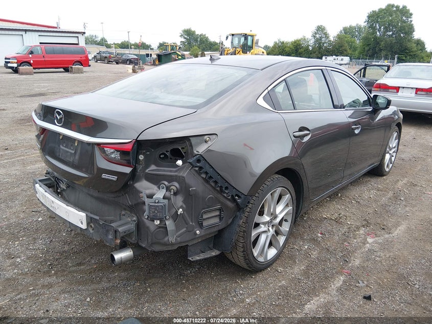 Vin: jm1gl1v51h1112618, lot: 46208878, mazda mazda6 touring 20174