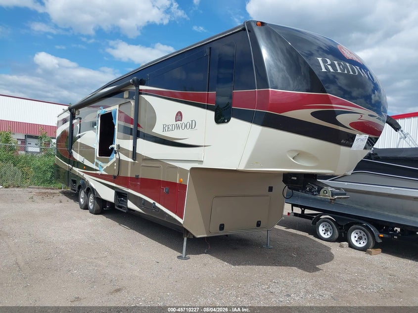 2013 REDWOOD 36FL 5TH WHL TRAVEL TRAILER auction photo 1