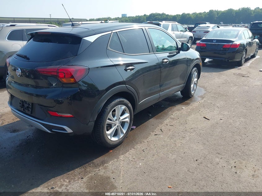Vin: kl4mmbs25pb025968, lot: 46208907, buick encore gx preferred fwd 20234