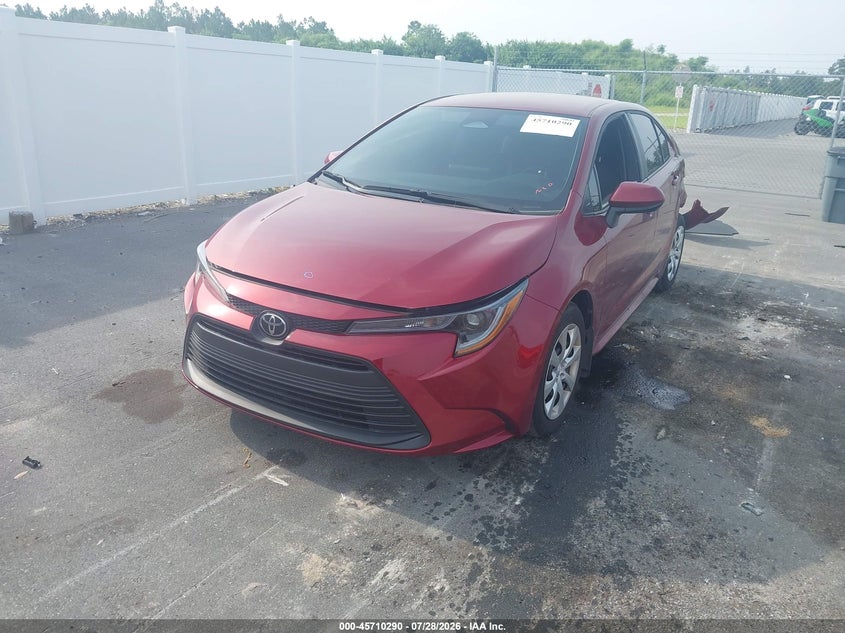 Vin: 5yfb4mde2sp270740, lot: 46208946, toyota corolla le 20252
