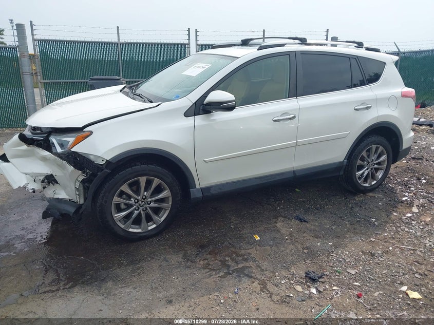 Vin: jtmdfrev4hj154645, lot: 46208955, toyota rav4 limited 20172