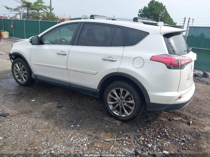Vin: jtmdfrev4hj154645, lot: 46208955, toyota rav4 limited 20173