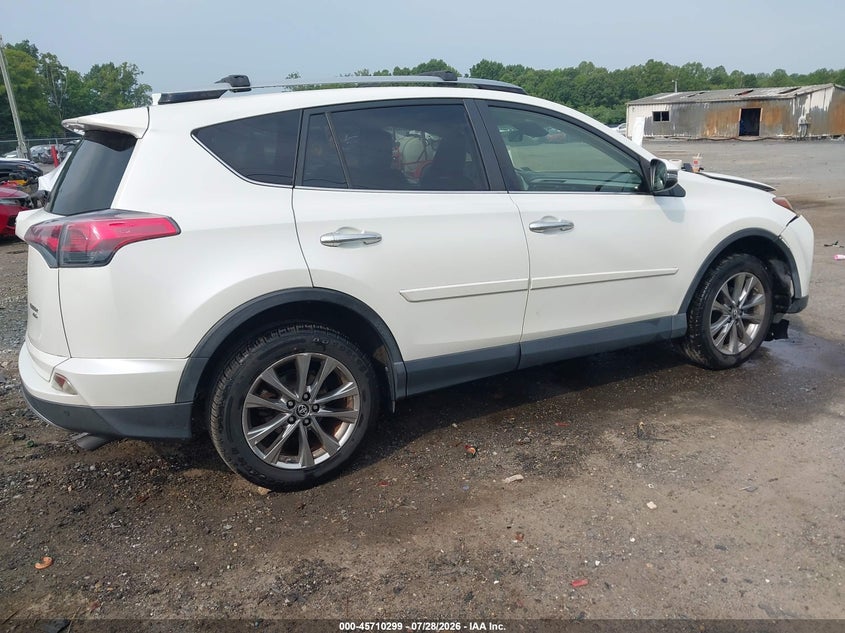Vin: jtmdfrev4hj154645, lot: 46208955, toyota rav4 limited 20174
