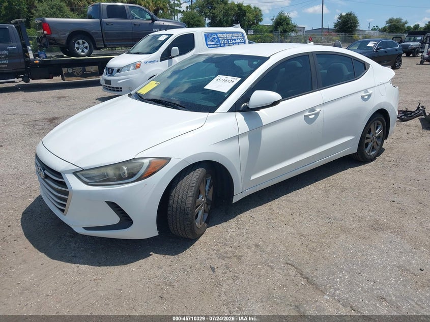 2017 Hyundai Elantra Se, Rear, IAAI, VIN 5NPD84LF2HH005099 — photo 2