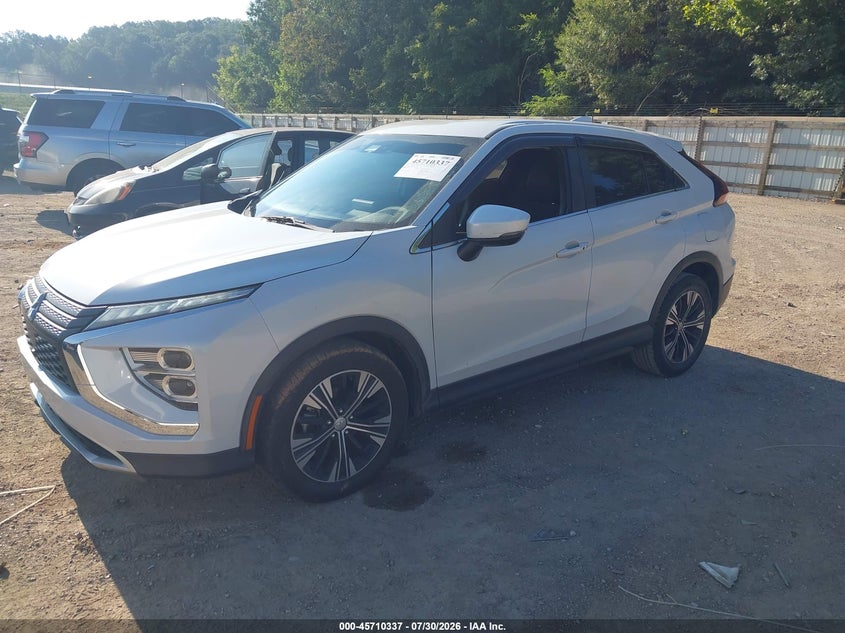 Vin: ja4aswaa0nz004989, lot: 46208993, mitsubishi eclipse cross se/se special edition/sel/sel special edition 20222