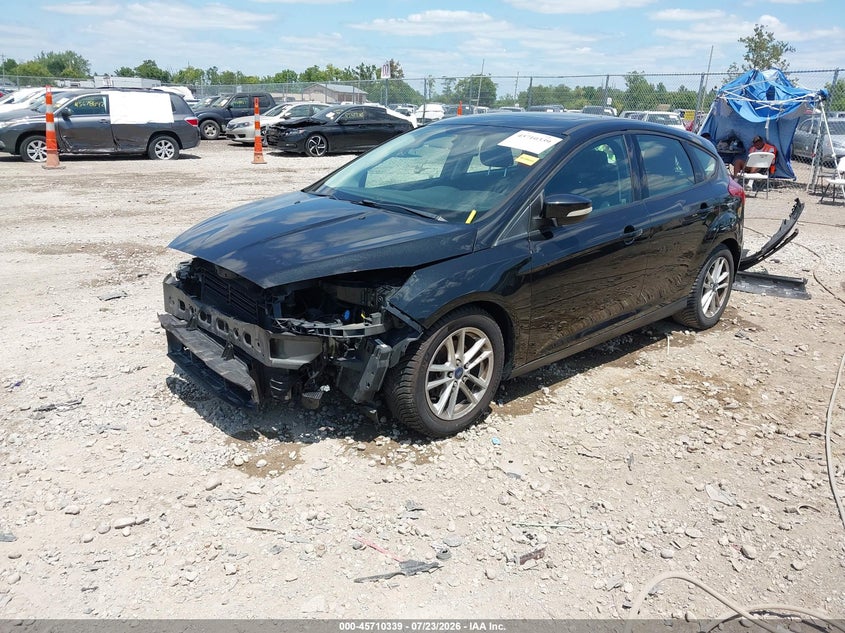 Vin: 1fadp3k29fl367540, lot: 46208995, ford focus se 20152