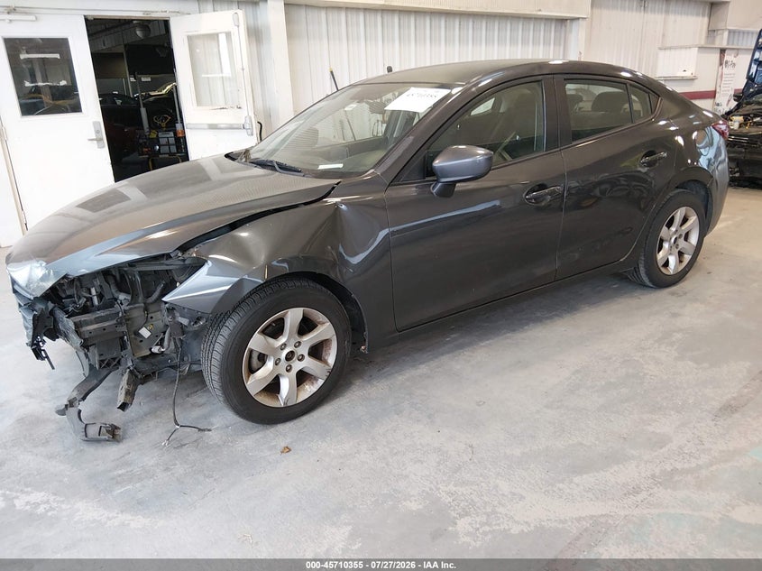 Vin: 3mzbm1u7xfm179810, lot: 46209011, mazda mazda3 i sport 20152
