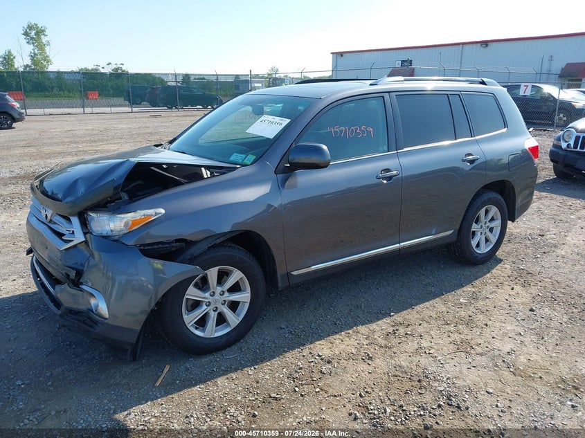 Vin: 5tdbk3eh8bs083910, lot: 46209015, toyota highlander se v6 20112
