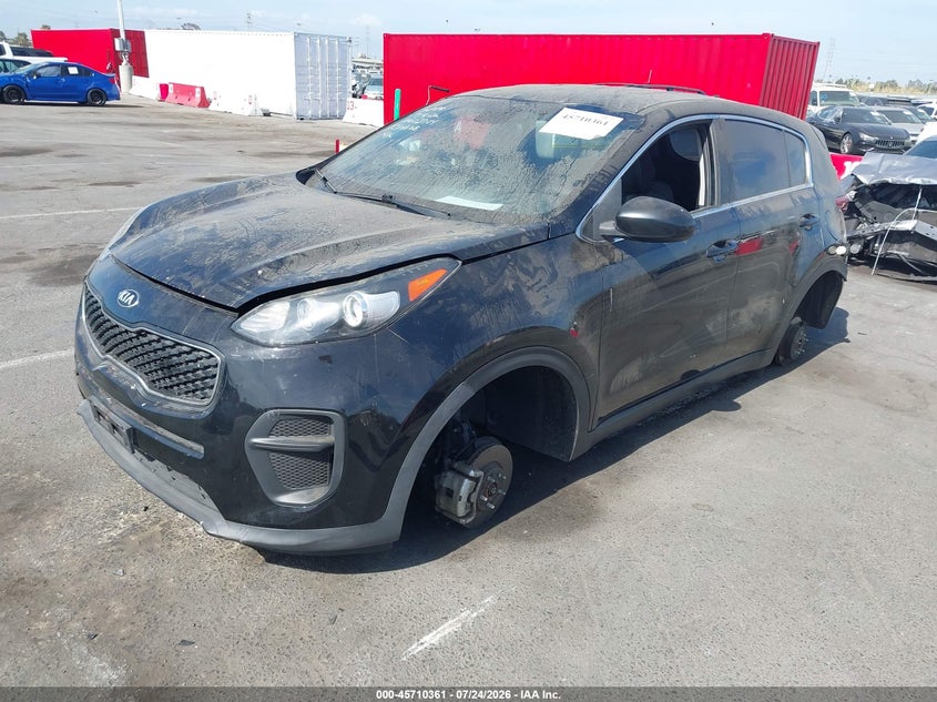 Vin: kndpm3acxj7339094, lot: 46209017, kia sportage lx 20182