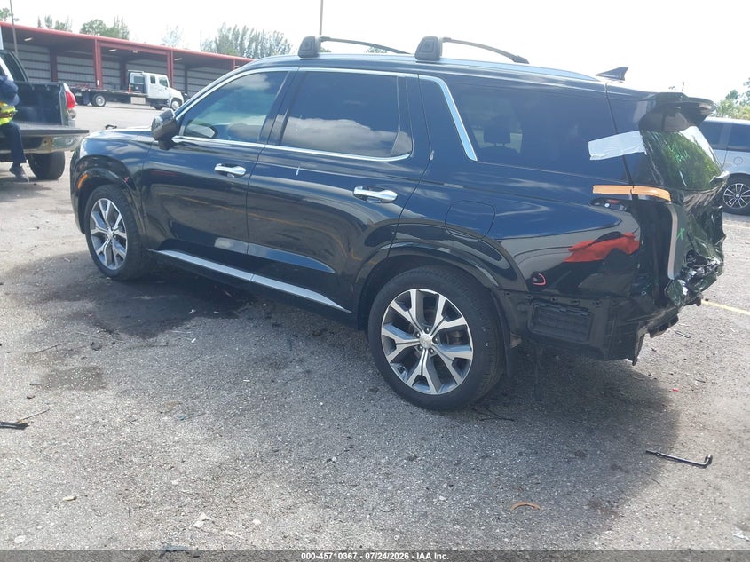 Vin: km8r54he4nu415625, lot: 46209023, hyundai palisade limited 20223