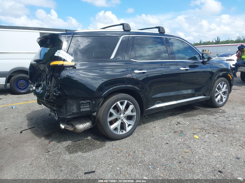 Vin: km8r54he4nu415625, lot: 46209023, hyundai palisade limited 20224