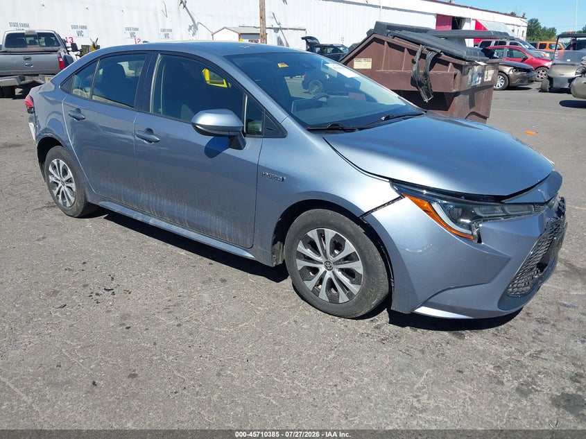 Vin: jtdebrbe0lj010619, lot: 46209041, toyota corolla hybrid le 2020 img_1