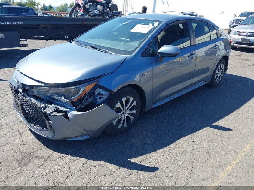 Vin: jtdebrbe0lj010619, lot: 46209041, toyota corolla hybrid le 20202