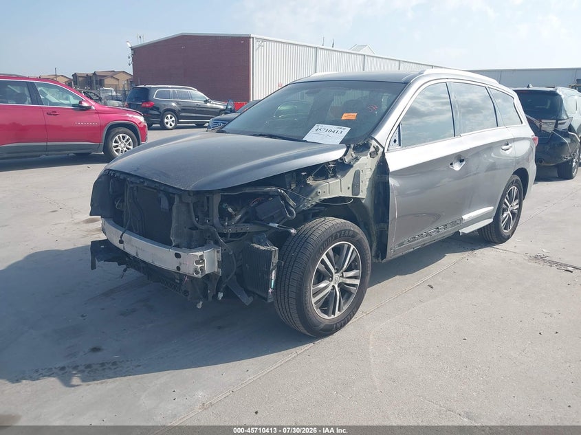 Vin: 5n1dl0mn2hc504585, lot: 46209069, infiniti qx60 20172