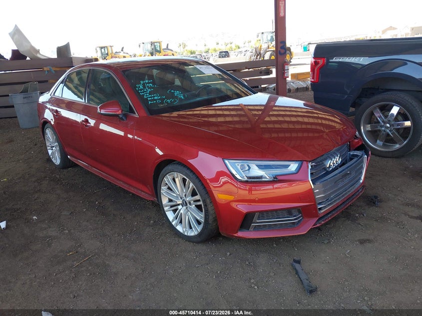 Vin: wauenaf45ja069525, lot: 46209070, audi a4 2.0t premium/2.0t tech premium 2018 img_1