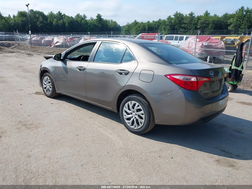 Vin: 2t1burhe9kc148495, lot: 46209086, toyota corolla le 20193