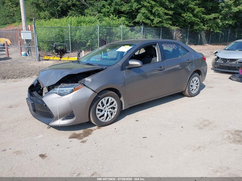 Vin: 2t1burhe9kc148495, lot: 46209086, toyota corolla le 20192