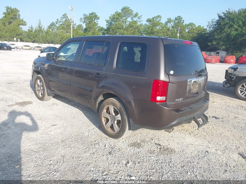 Vin: 5fnyf3h59cb043115, lot: 46209099, honda pilot ex-l 20123