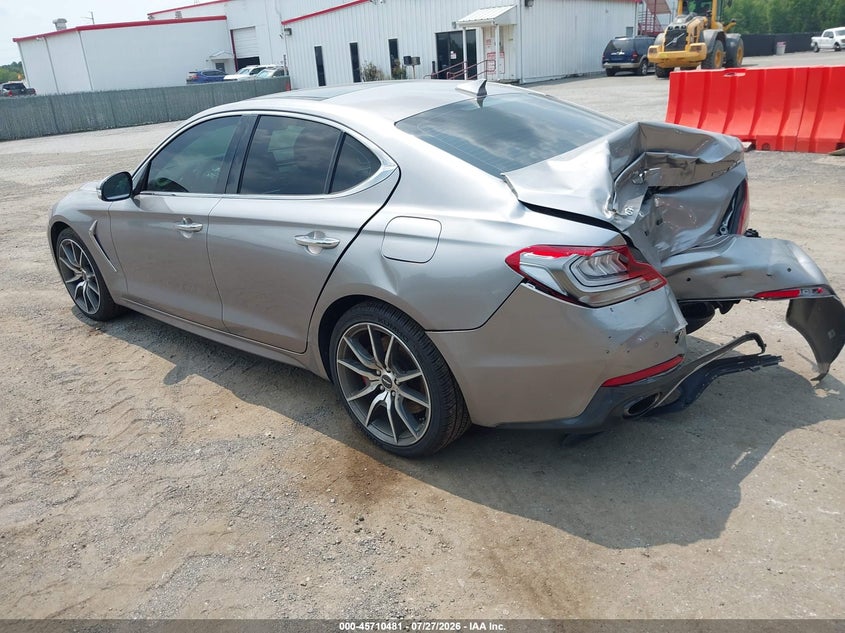 Vin: kmtg34le2lu053558, lot: 46209137, genesis g70 3.3t awd 20203
