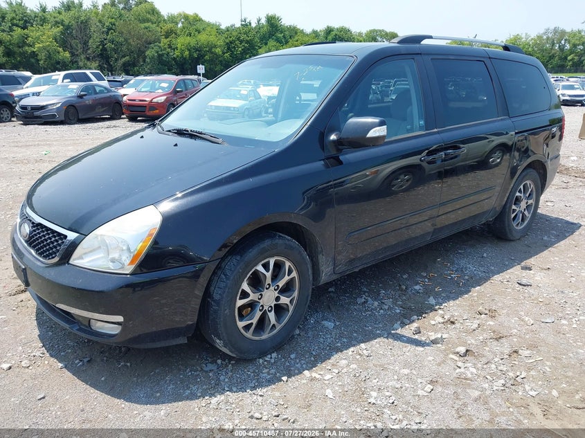 Vin: kndmg4c74e6541957, lot: 46209143, kia sedona lx 20142