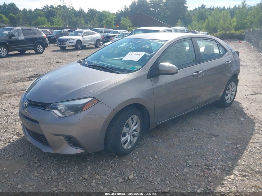 Vin: 2t1burhe5fc415198, lot: 46209149, toyota corolla le 20152