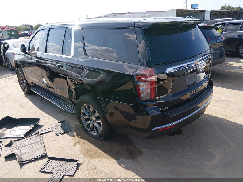 Vin: 1gnscckd3nr327780, lot: 46209193, chevrolet suburban 2wd lt 20223