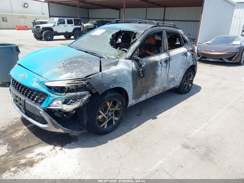 Vin: km8k53a37pu982614, lot: 46209195, hyundai kona limited 20232