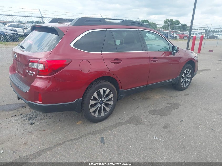Vin: 4s4bsanc7h3278850, lot: 46209203, subaru outback 2.5i limited 20174