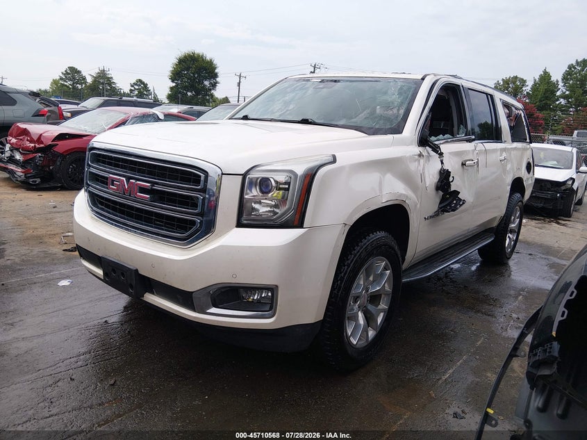 Vin: 1gks2hkc3fr658610, lot: 46209224, gmc yukon xl 1500 slt 20152