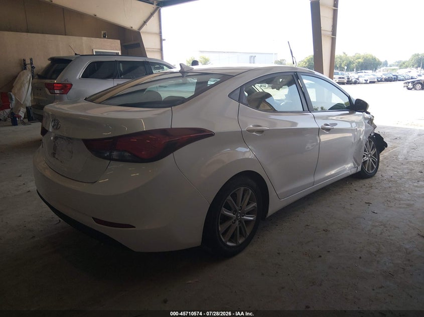 Vin: 5npdh4ae3fh560201, lot: 46209230, hyundai elantra se 20154