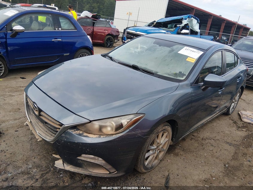 Vin: jm1bm1u77g1331625, lot: 46209233, mazda mazda3 i sport 20162