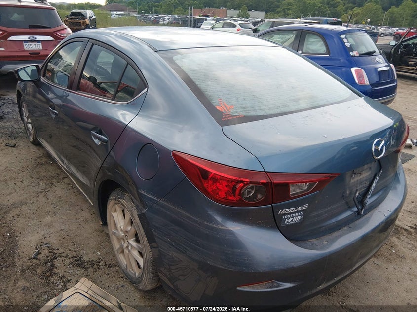 Vin: jm1bm1u77g1331625, lot: 46209233, mazda mazda3 i sport 20163