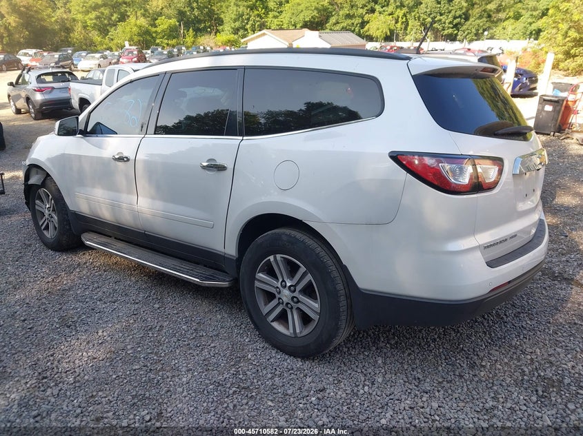 Vin: 1gnkvhkd5hj114906, lot: 46209238, chevrolet traverse lt 20173