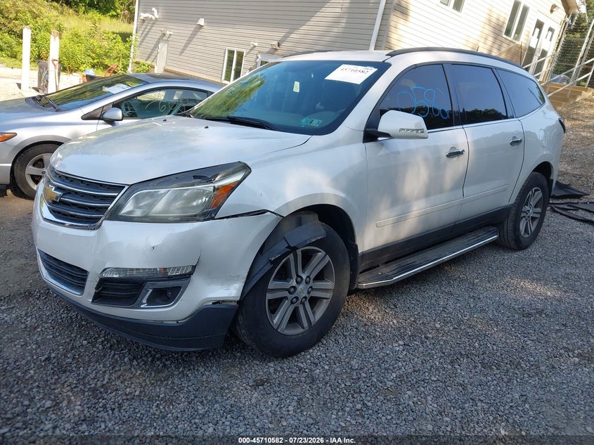 Vin: 1gnkvhkd5hj114906, lot: 46209238, chevrolet traverse lt 20172
