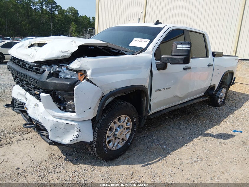 Vin: 1gc1yle72lf323262, lot: 46209245, chevrolet silverado 2500hd 4wd  standard bed wt 20202