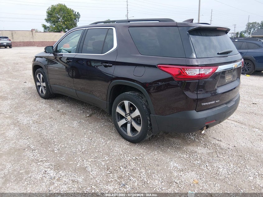 Vin: 1gnevhkw0mj157011, lot: 46209248, chevrolet traverse awd lt leather 20213