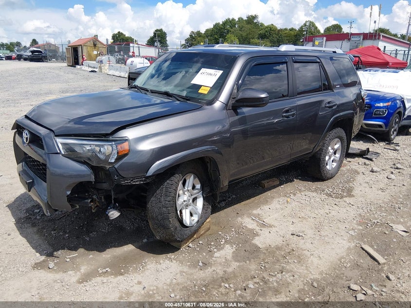 Vin: jtebu5jr5j5575234, lot: 46209287, toyota 4runner sr5 20182