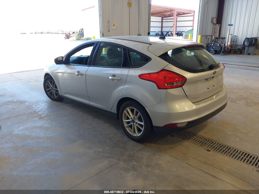 Vin: 1fadp3k23fl282418, lot: 46209288, ford focus se 20153