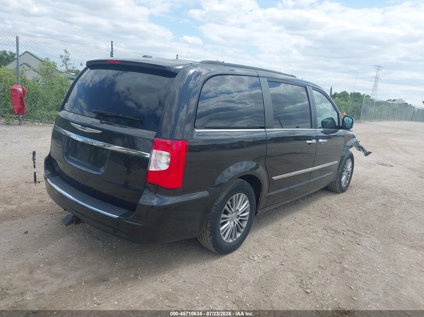 Vin: 2c4rc1cg2er373633, lot: 46209290, chrysler town & country touring-l 20144