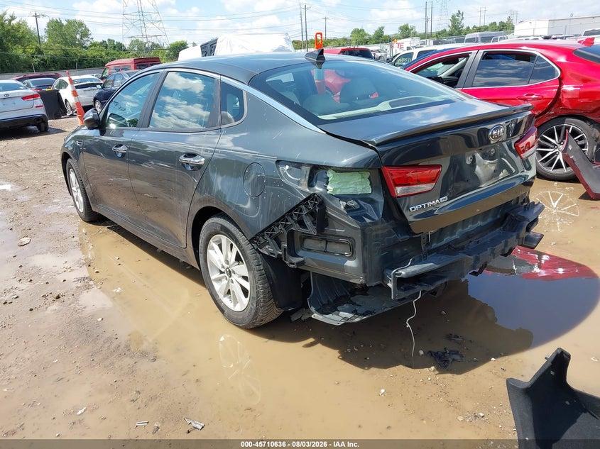 Vin: knagt4l35g5071076, lot: 46209292, kia optima lx 20163