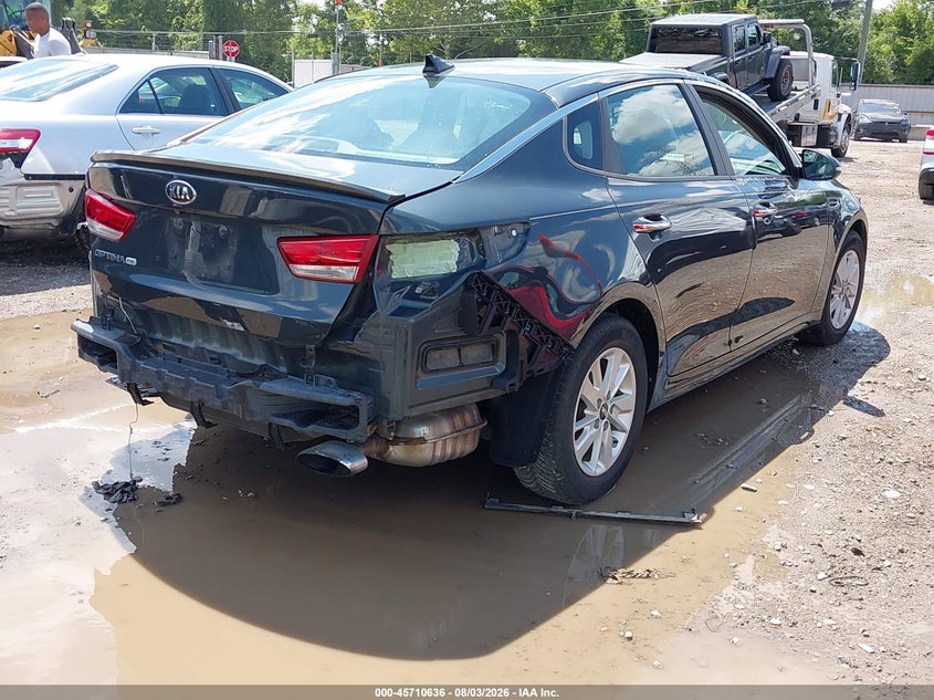 Vin: knagt4l35g5071076, lot: 46209292, kia optima lx 20164