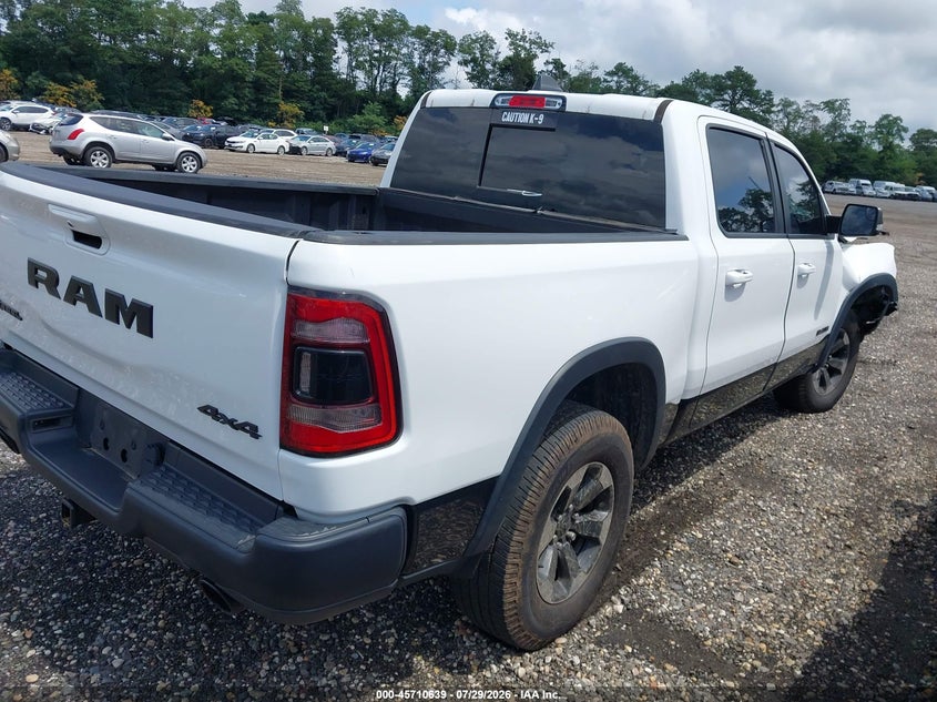 Vin: 1c6srflt6kn881775, lot: 46209295, ram 1500 rebel  4x4 5'7 box 20194